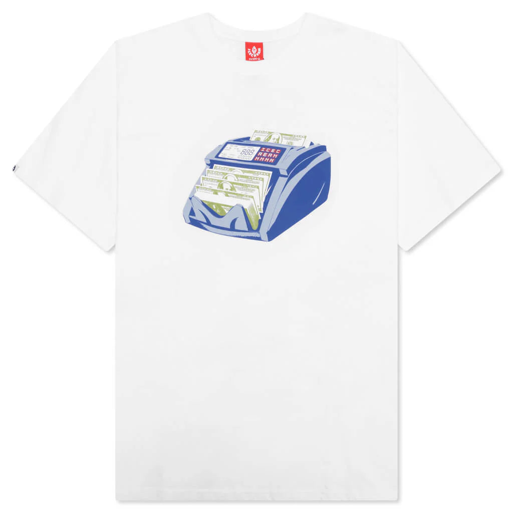 Count Em S S Tee White
