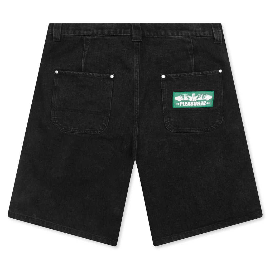 Collision Jorts Faded Black