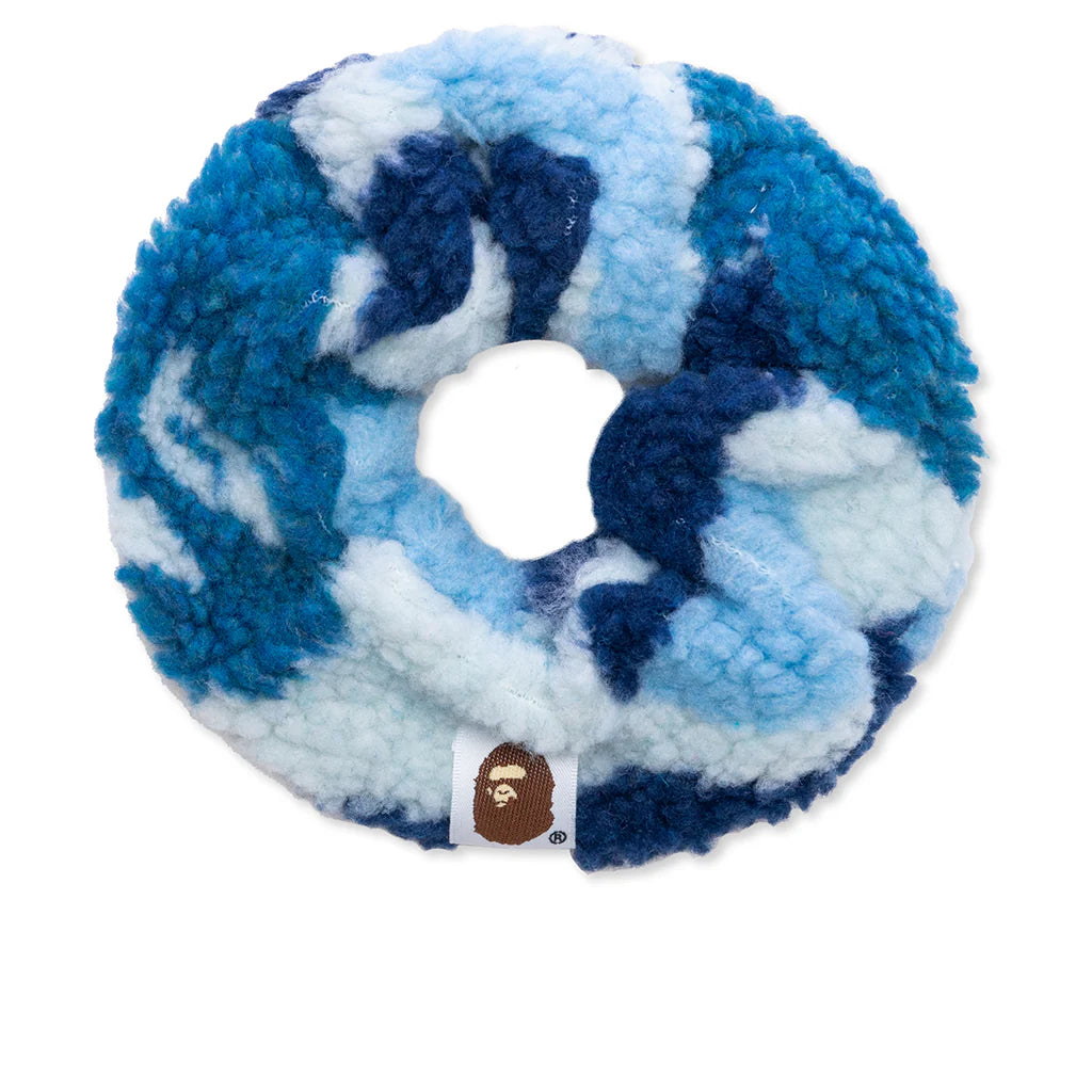 Abc Camo Boa Scrunchie Blue