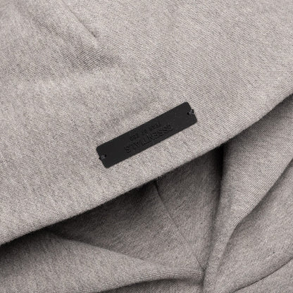 Kids Fleece Hoodie Heather Gray
