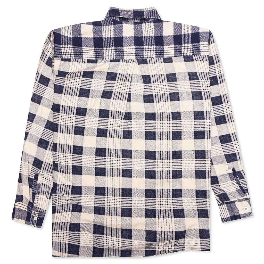 Ribbon Flannel Shirt Assorted