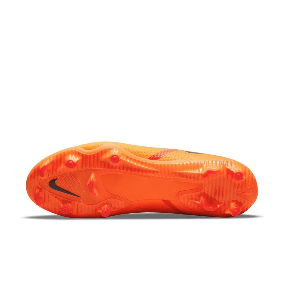 Nike Phantom GT2 Academy Flyease FG Firm Ground Soccer Cleats Orange Black