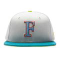 Feature x New Era F Logo Tree Of Life NBA 59FIFTY Fitted Stone