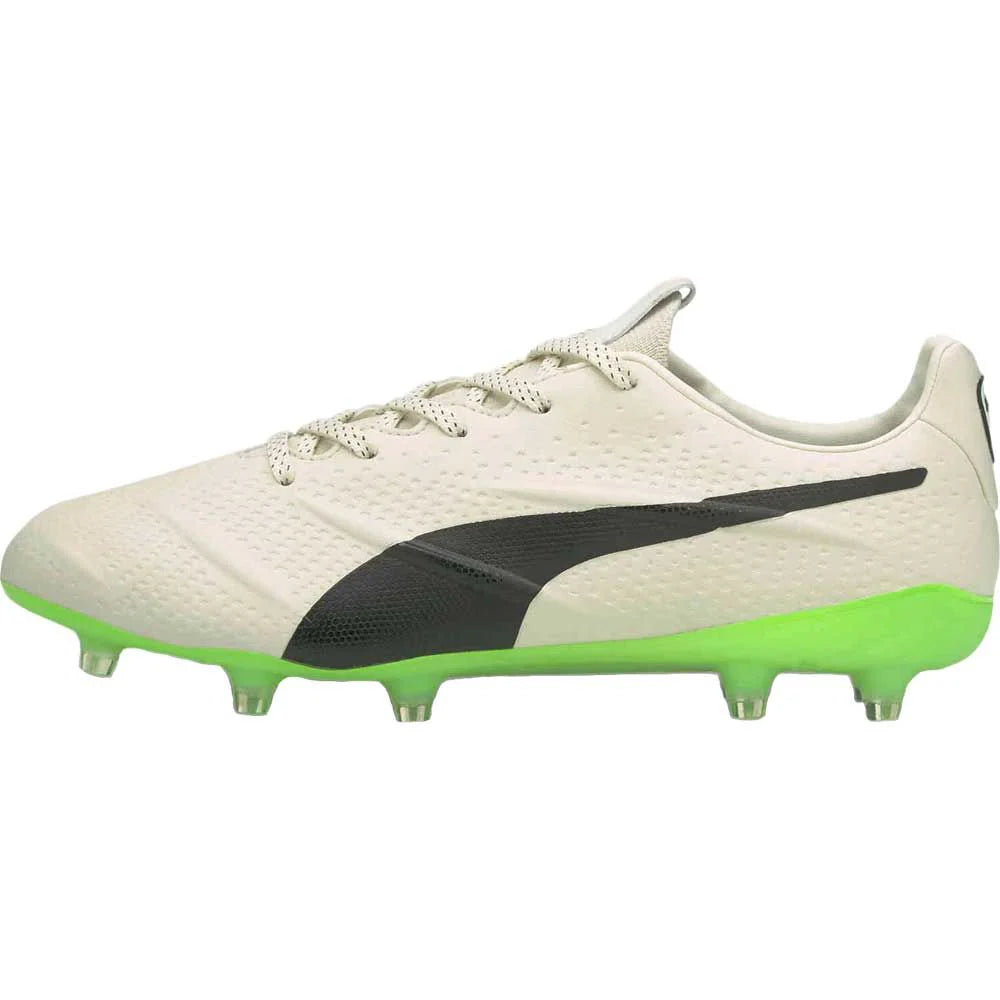 PUMA King Platinum 21 Vegan FG AG Multi Ground Soccer Cleats Glow Black Green