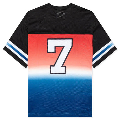 Mesh Football Jersey Black Multi