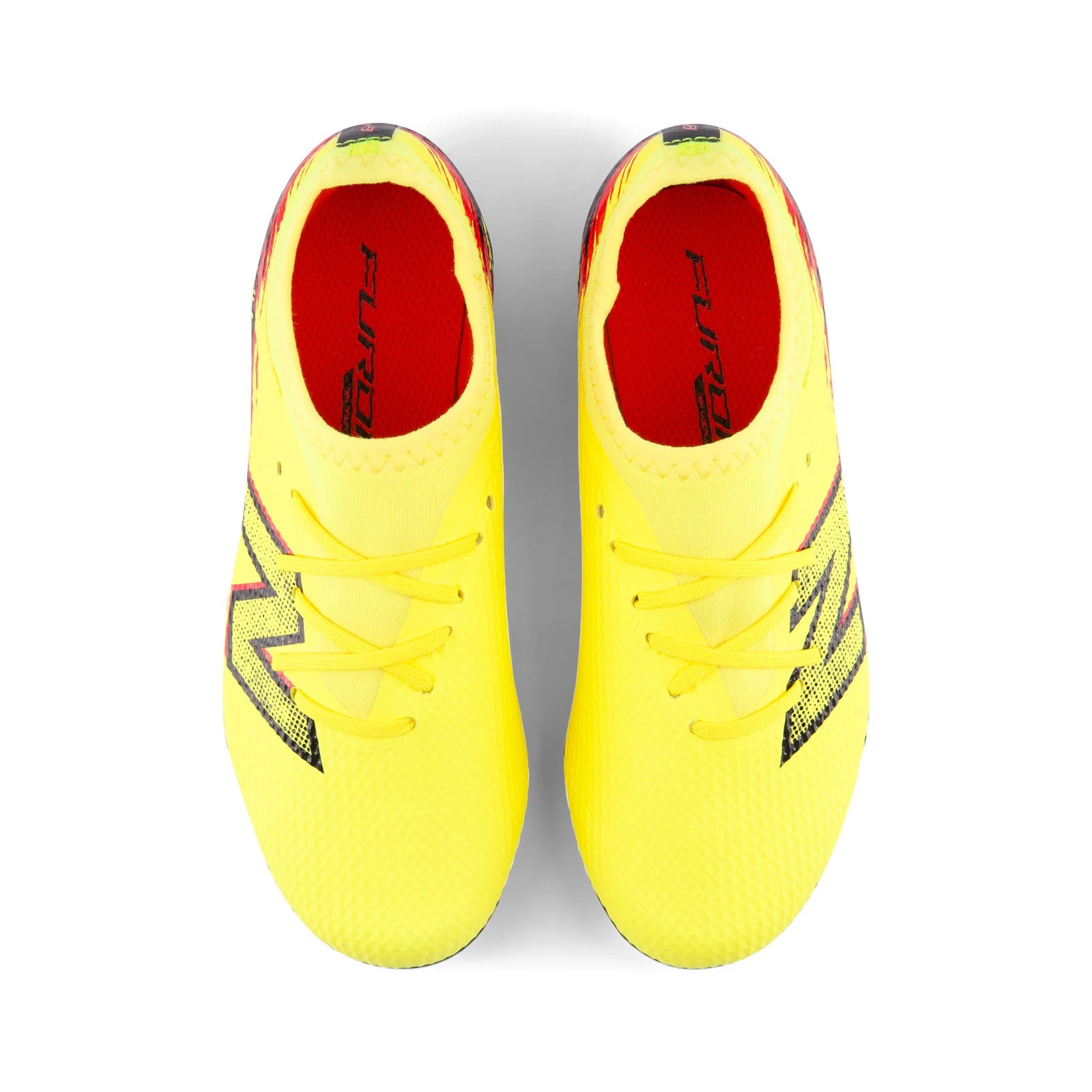 New Balance Furon Team V8 FG Firm Ground Youth Soccer Cleats Punch Yellow