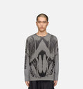 Mercedes Wolf Graphic Mens Long Sleeve Shirt Black