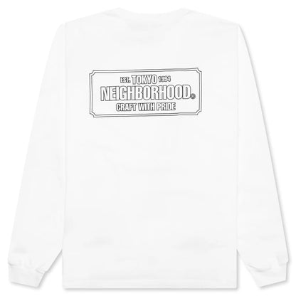 NH L S Tee 1 White