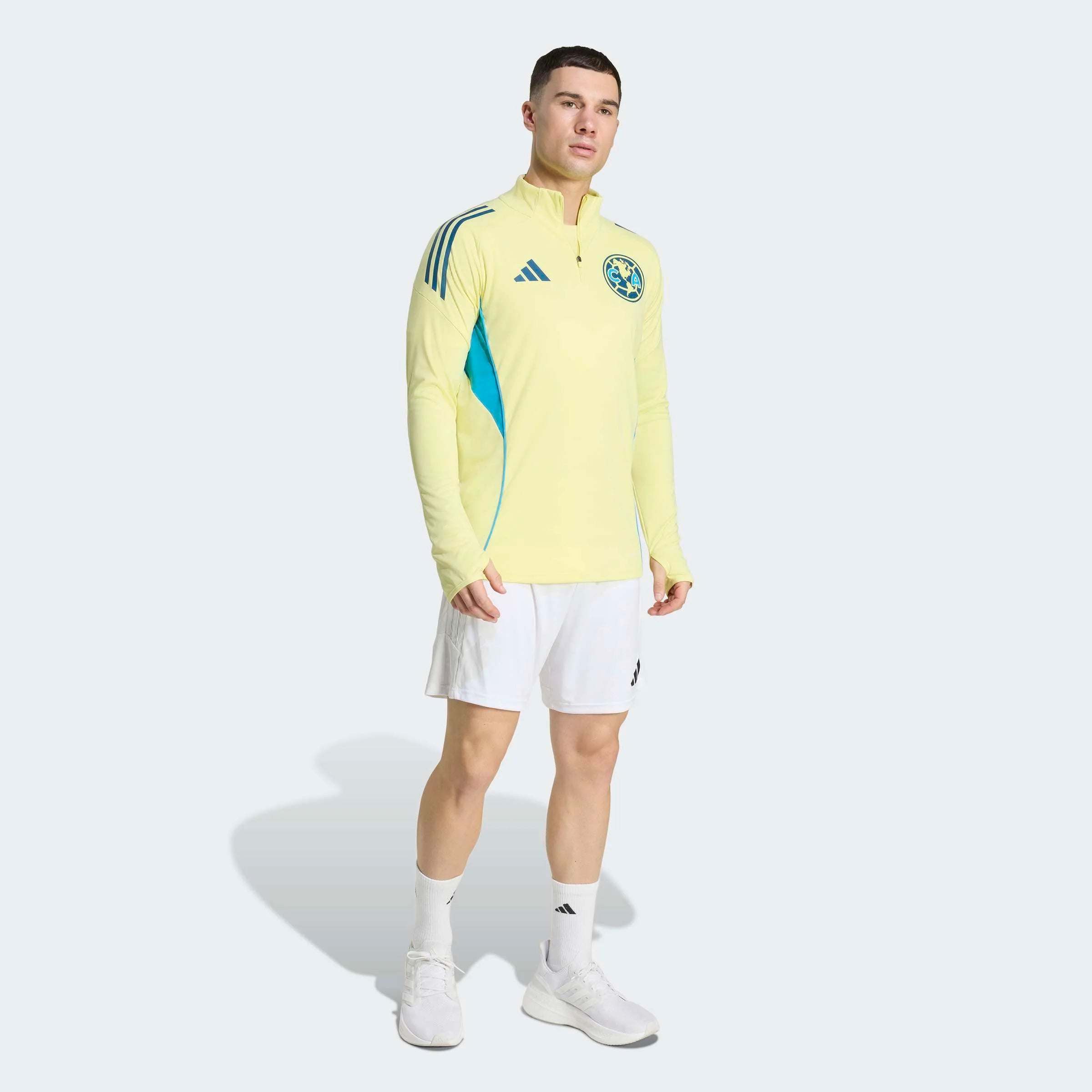 adidas Club America 25 26 Tiro25 Competition Mens Soccer Training Top Yellow Blue