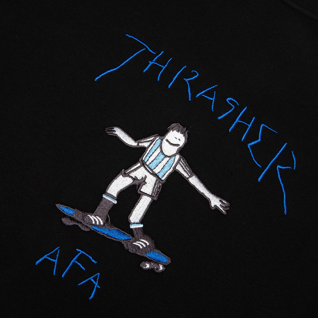 adidas Originals x Thrasher x AFA Argentina Crewneck 2 Black