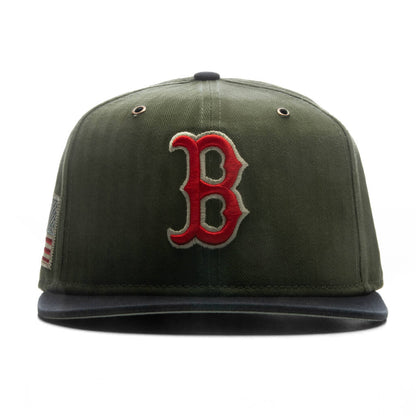 American Herringbone 59FIFTY Pre Curved Boston Red Sox