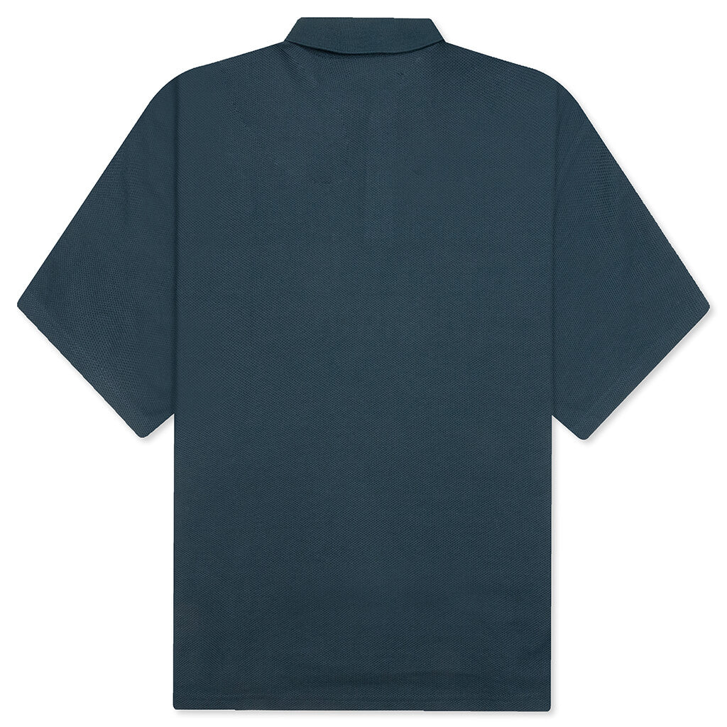 Wyatt Boxy Polo Navy