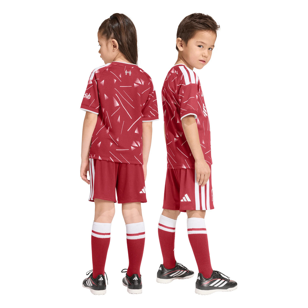 adidas Liverpool FC Home Soccer Mini Kids Set 26 27 Red