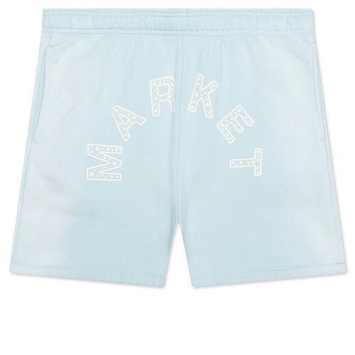 Starry Arc Fleece Short Ice Blue