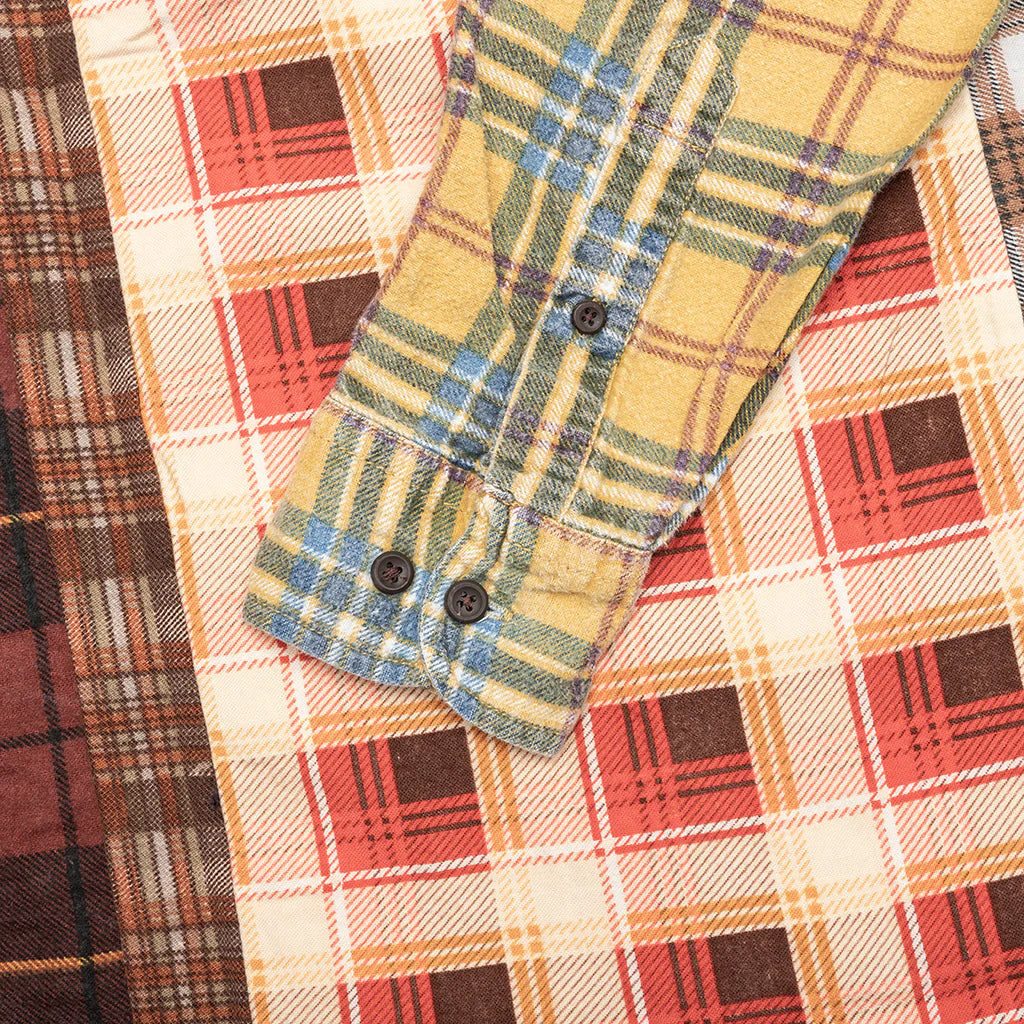 7 Cuts Flannel Shirt Assorted