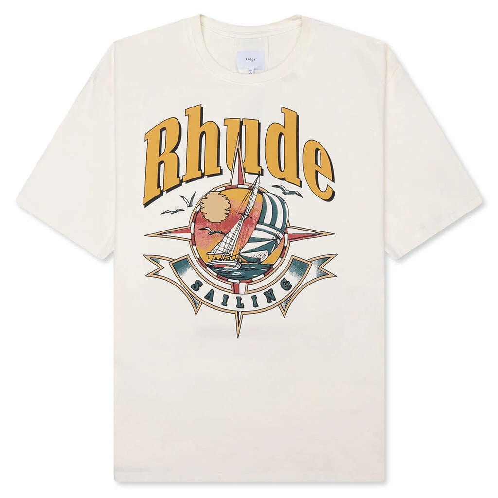Port De Rhude Tee Vintage White