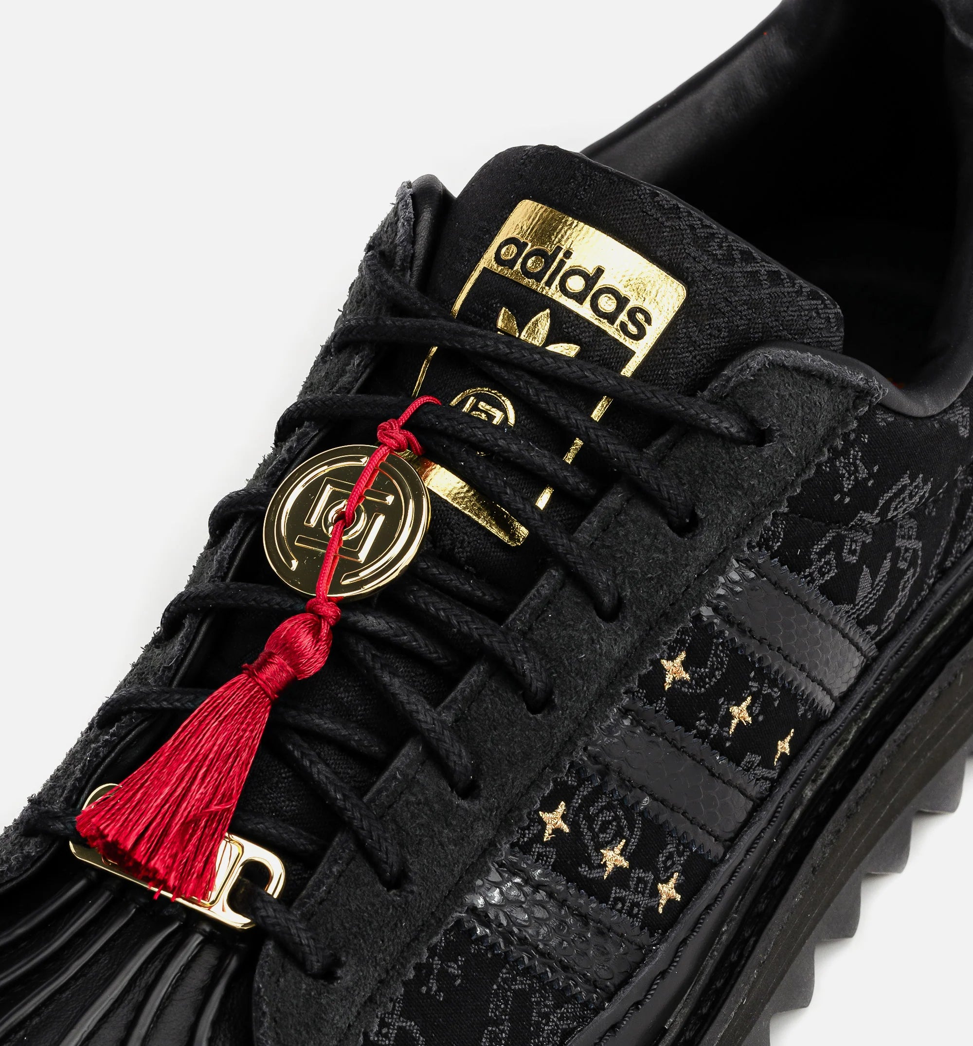 CLOT x Superstar Lunar New Year Mens Lifestyle Shoe Core Black Carbon Gold Metallic