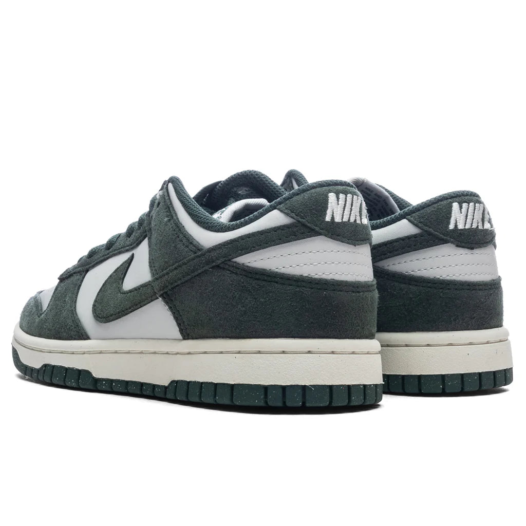 Womens Dunk Low Photon Dust Vintage Green Sail
