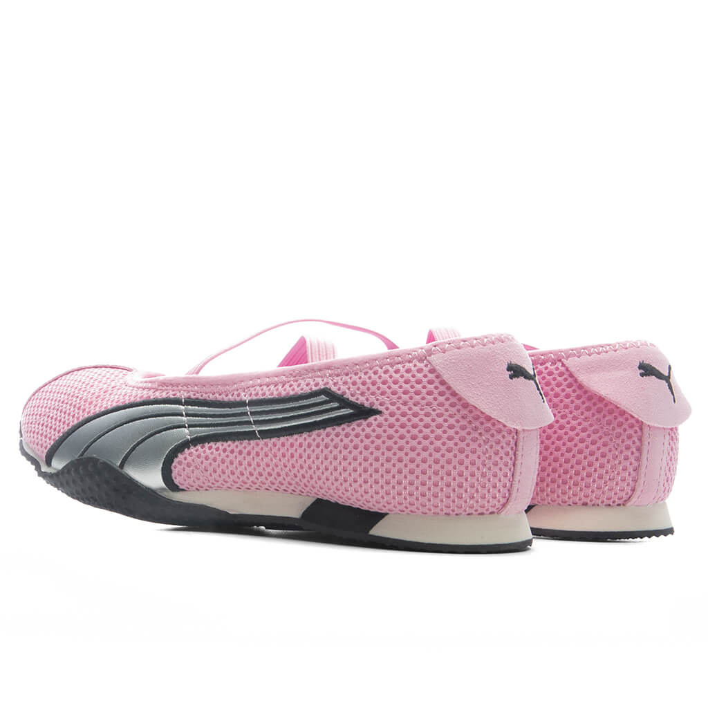 Womens H Street Ballet Pink Shimmer Silver