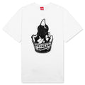 Gleam S S Knit Shirt White