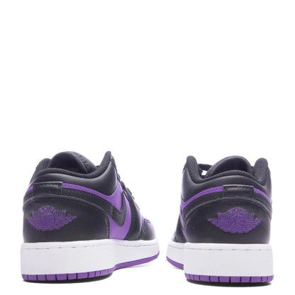 Air Jordan 1 Low GS Purple Venom Black White
