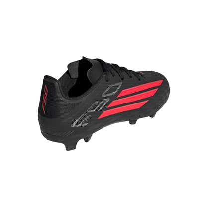 adidas F50 League FG MG Firm Ground Multi Ground Youth Soccer Cleats Black Red