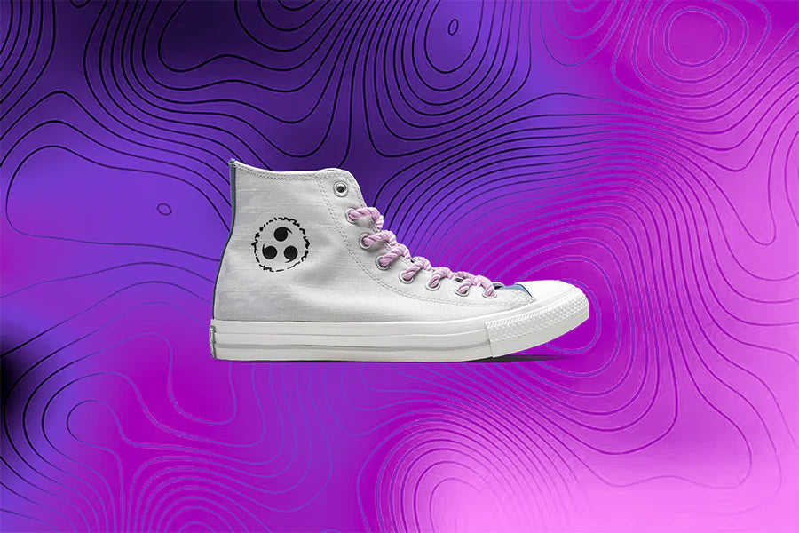 Converse x Naruto Chuck Taylor All Star Hi Vintage White Fossilized