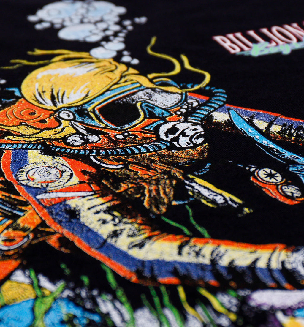 Scuba Tee Mens T shirt Black Multi
