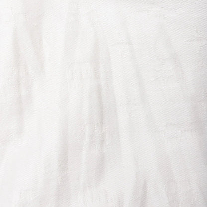 P001 White Film Monogram Jacquard