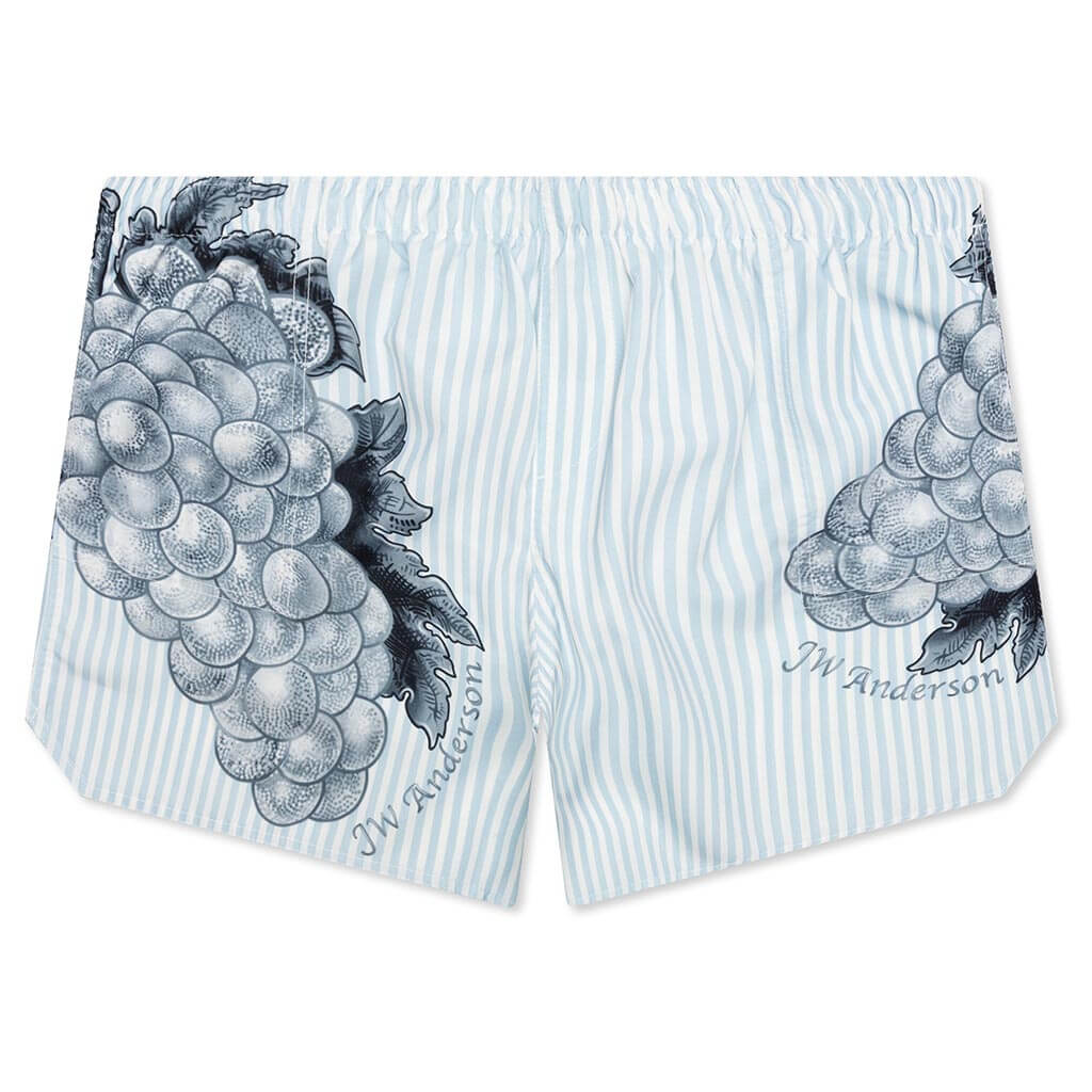 Grape Swim Shorts Light Blue