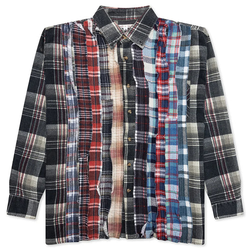 Ribbon Flannel Shirt Assorted