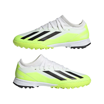adidas X Crazyfast3 TF Junior Turf Soccer Cleats White Black