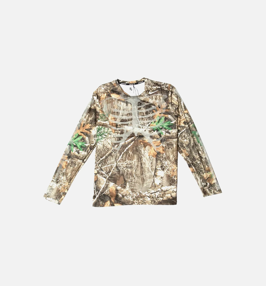 NRG Skeleton Long Sleeve Mens T Shirt Camo