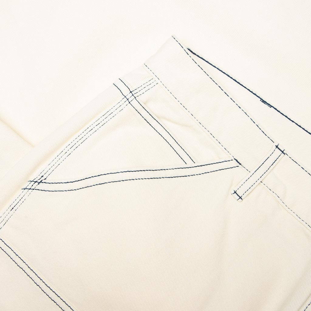 Double Knee Jort Cream