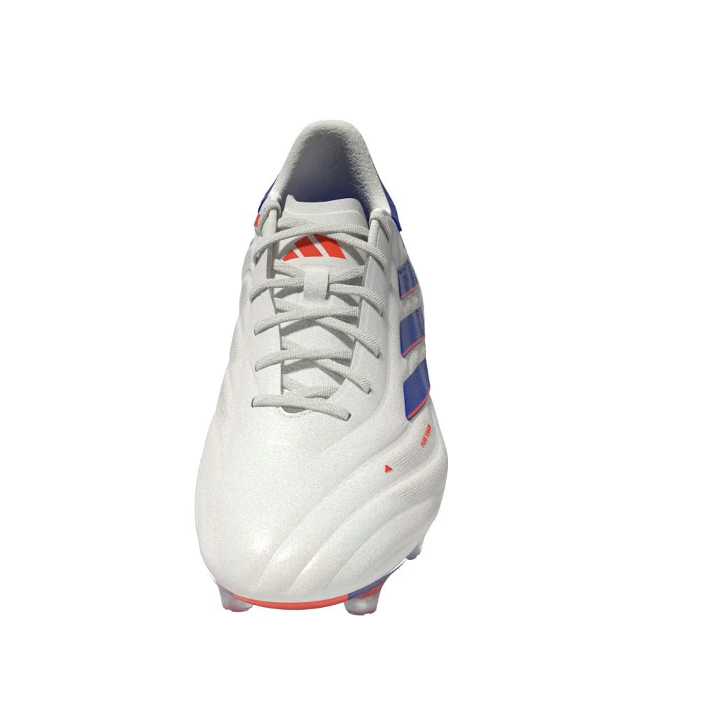 adidas Copa Pure 2 Elite FG Firm Ground Soccer Cleats White Lucid Blue Solar Red