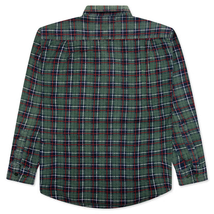 Ribbon Flannel Shirt Assorted