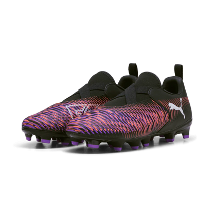 PUMA Future 8 Match Laceless FG AG Multi Ground Soccer Cleats Junior Black