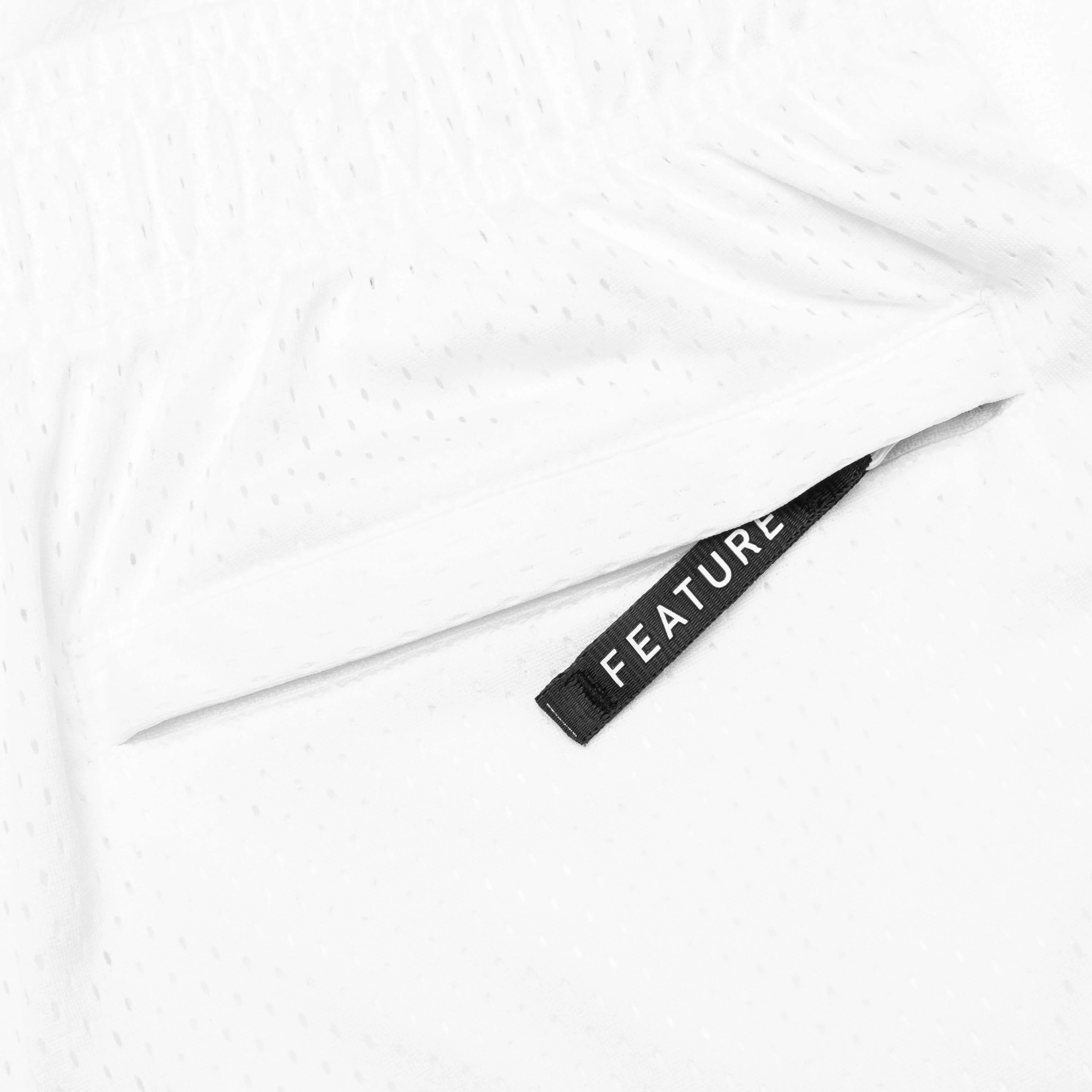 West Mesh Shorts White