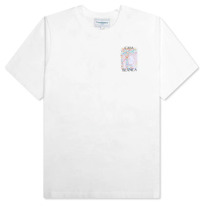 Mushroom Goddess Printed T Shirt White