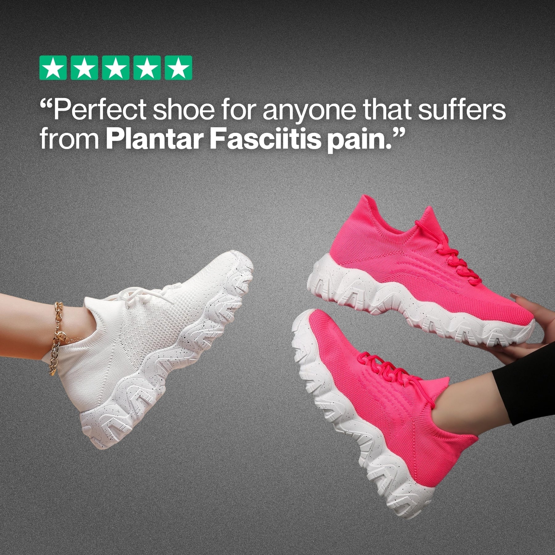 Mara Healthy Shoes Heel Pain Bundle