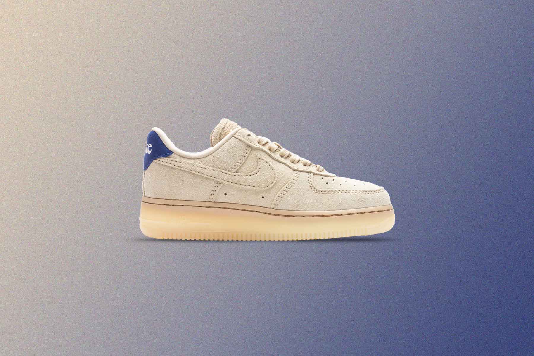Womens Air Force 1 07 LX Grain Grain Deep Royal Blue
