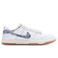Dunk Low White Midnight Navy Gym Red