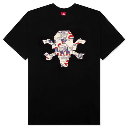 Origami S S Tee Black