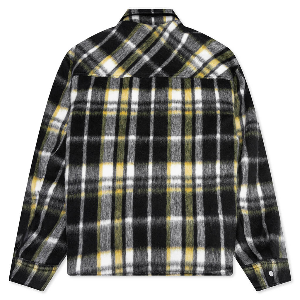 Textured Overshirt Jet Black