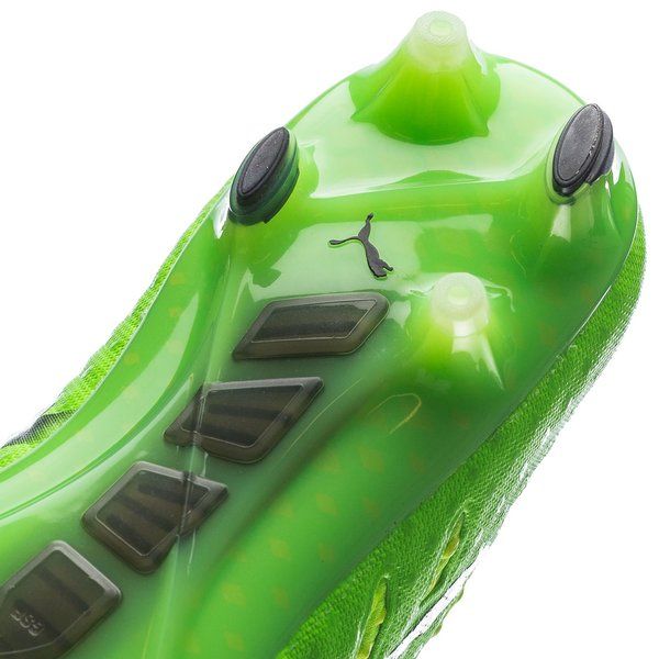 PUMA Evopower Vigor 1 FG Firm Ground Soccer Cleats Green Gecko Black Yellow