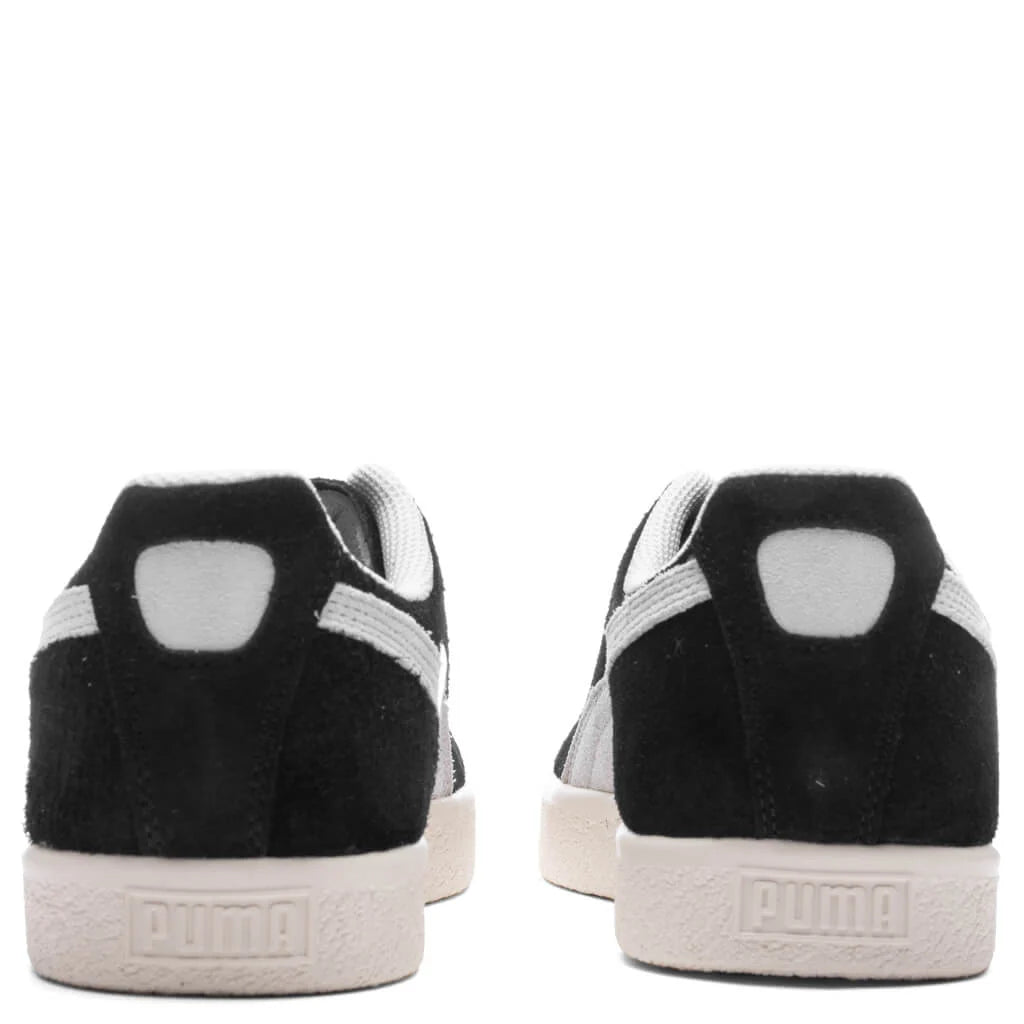 Clyde Hairy Suede Black Frosted Ivory