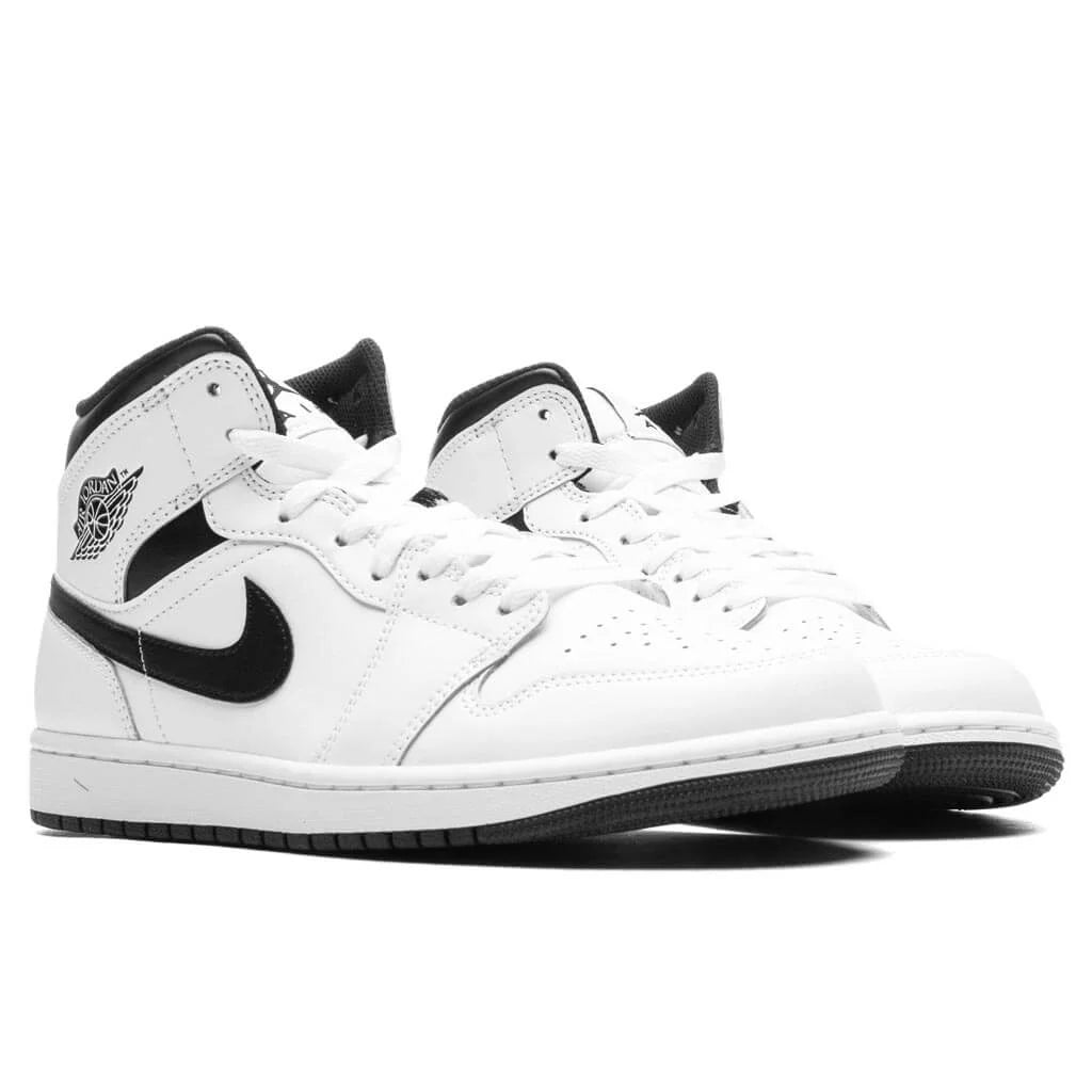 Air Jordan 1 Mid White Black