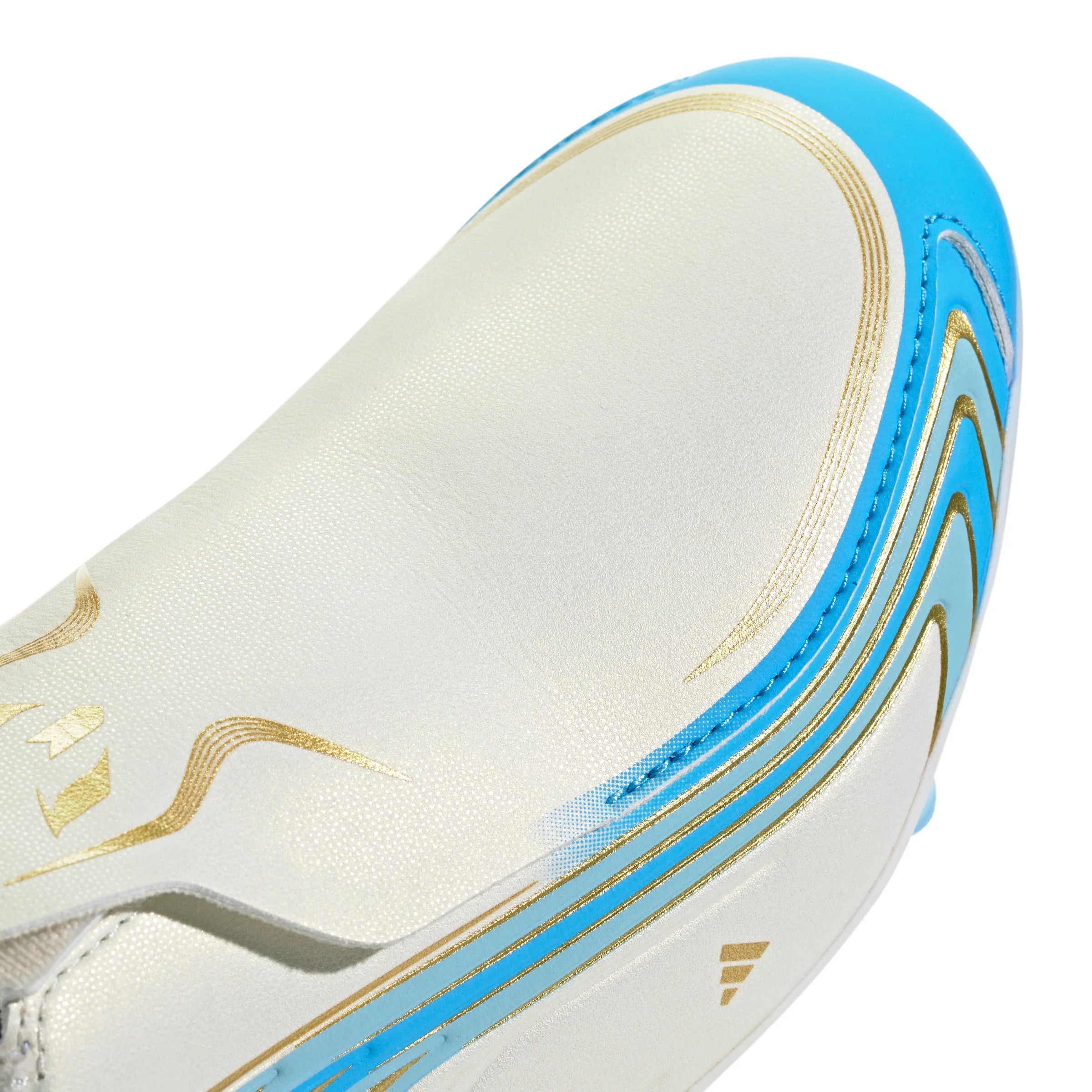adidas F50 Messi League Laceless FG Firm Ground Youth Soccer Cleats Blue