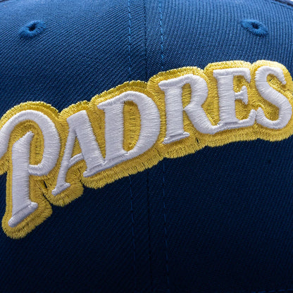 FEATURE x New Era 59FIFTY Fitted SD Padres Cooperstown Songbird Blue Twill Grey