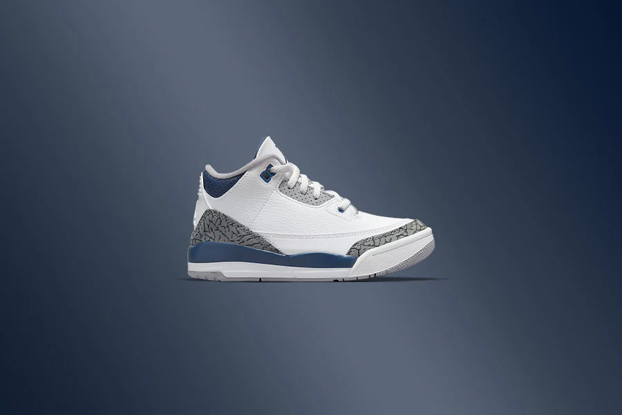 Air Jordan 3 Retro PS White Midnight Navy Cement Grey